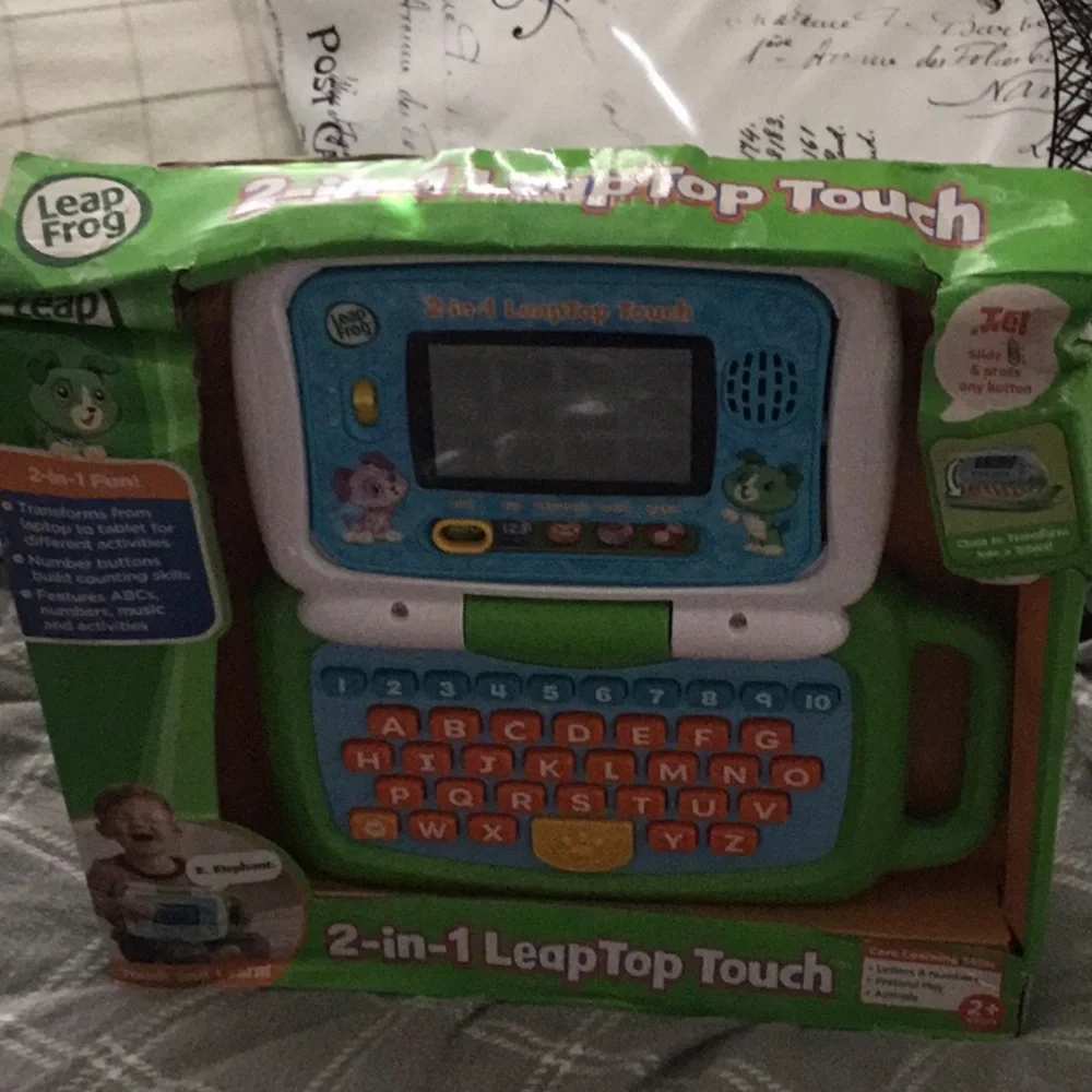 Leap Frog 2-In-1 Leap Top Touch Pad new